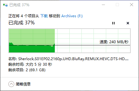 写入电影测试